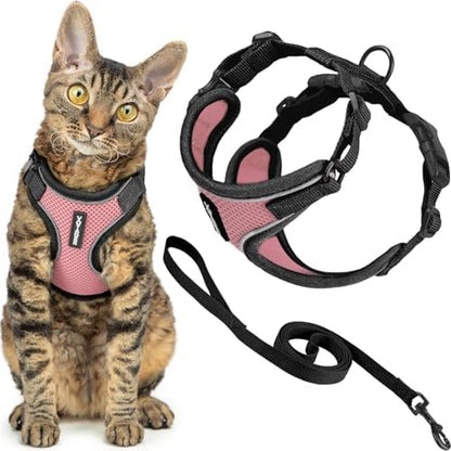 Voyager Escape-Proof Step-in Cat Harness & Leash by BestPetSuppliesLLC