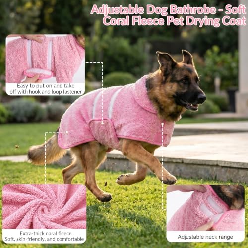Bienbee Dog Bathrobe, Super Absorbent - Image 4