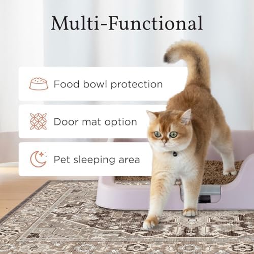 Lovewag Cat Litter Mat, Litter Box Mat, Rustic Terracotta, 2 Pack - Image 7