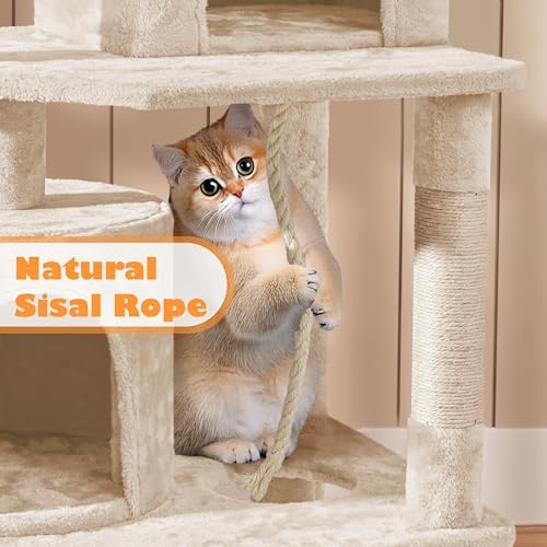Yaheetech Cat Tower, 70.5in Cat Tree - Image 6