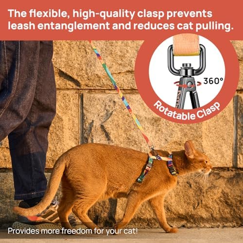 PetThem Adjustable Cat Harness and Leash Set Escape Proof - Image 5