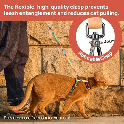 PetThem Adjustable Cat Harness and Leash Set Escape Proof - Image 5