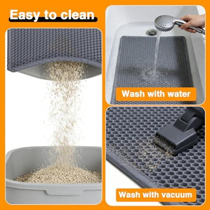 Cat Litter Mats 26.6" x 16", Litter Box Mats - Image 2