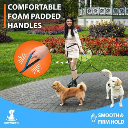 SparklyPets Hands Free Dual Dog Leash - Image 5