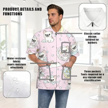 Funny Print Barber Jackets & Smocks - Image 7