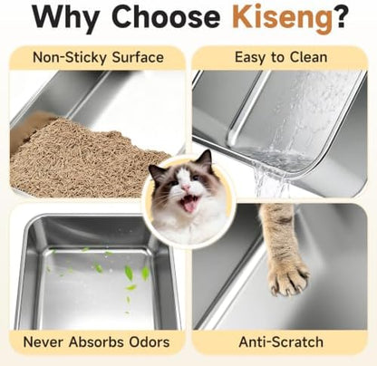 Stainless Steel Sifting Litter Box - Image 2