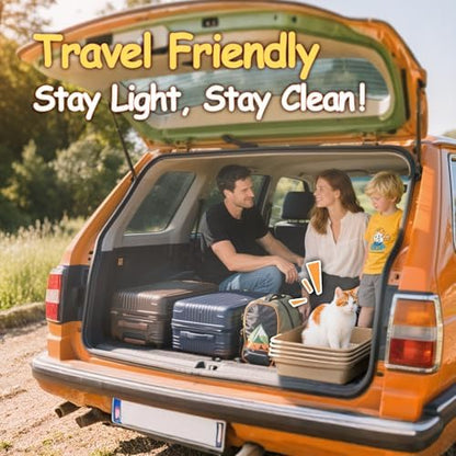 Disposable Litter Boxes for Cats Leak-Proof: 3/6/9/20/32-Pack Odor Control - Image 4