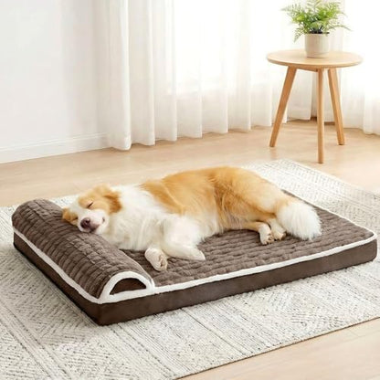Orthopedic Large Dog Bed Pillow Pet Sofa Bed 36''X24'' Taupe by Unknown