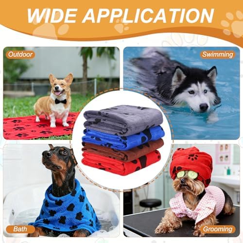 Microfiber Dog Towels Drying Dogs 40x20 in Super - Image 7