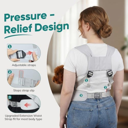 Dog Sling Carrier Front with Thicken Bottom Support - Image 5