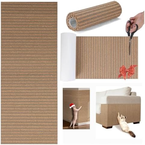 Natural Cork-Cat Scratch mat-Cat Scratch Pad Rug-cat Couch Protector-Scratch by MocherpionLLC