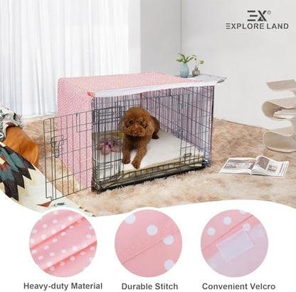Explore Land Pattern Dog Crate Cover, 24 Inches - Image 4