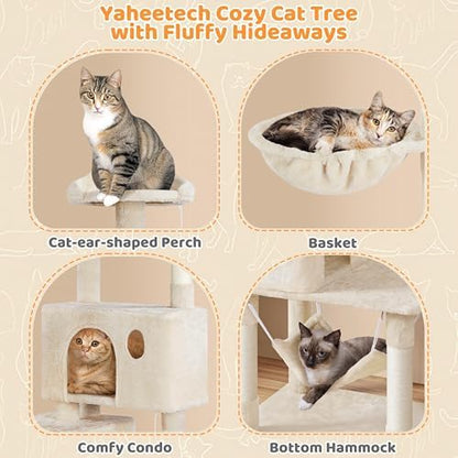 Yaheetech 64.5in Cat Tree for Large Cats - Image 4