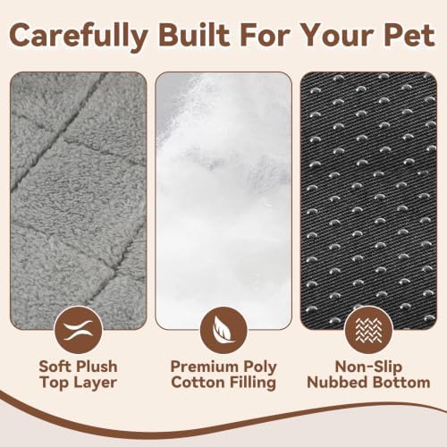 LESYPET Round Cat Bed for Cats Small Dogs - Image 4