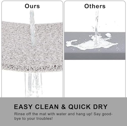 Nonslip Bathtub Mat, Anti Slip Bath Mat 0.6" Extra Thick, Quick Dry Bath Tub - Image 4