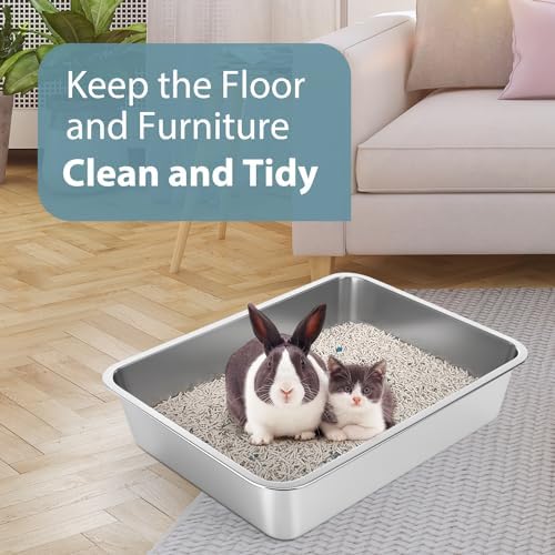 WENBOKMIN Stainless Steel Cat Litter Box - Image 5