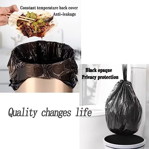 Small Black Trash Bags, Small Garbage Bags, 4 Gallon - Image 4