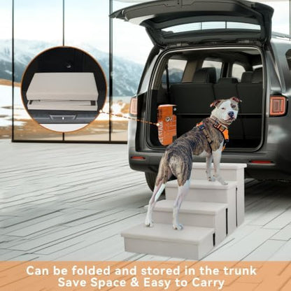 Zerbuger Dog Stairs with Storage - Image 5
