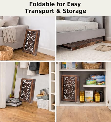 Wooden Foldable Pet Dog Gate - Image 6