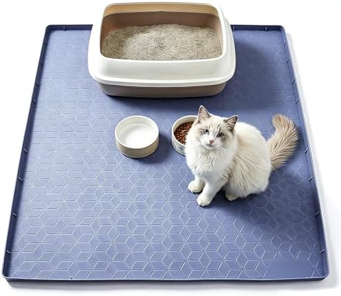 Silicone Cat Litter Mat for Litter Box, Scatter Control for Cat Litter by Unknown