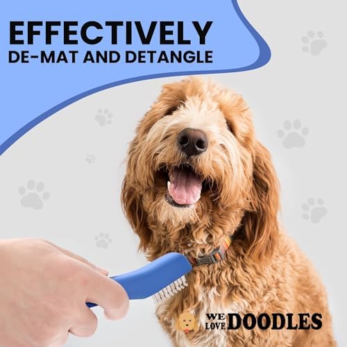 Dematting Comb for Dogs, Undercoat Rake Grooming Tool, Mat Remover, 9 Blade - Image 5