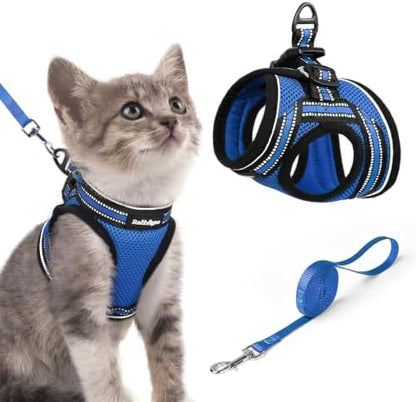 rabbitgoo Cat Harness and Leash Set, Step-in Soft Vest by rabbitgoo