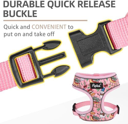PUPTECK Christmas Dog Harness and Leash Set No Pull Small Sized Dogs Puppy - Image 4