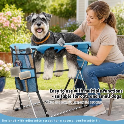 Dog Grooming Hammock with Stand - Image 4