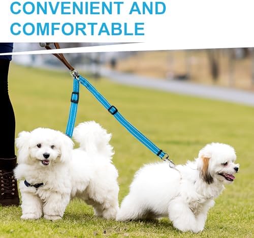 MingXpet Double Dog Leash for Two Dogs, No Pull Dog Leash, 360° Swivel No - Image 7