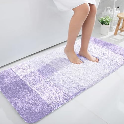 OLANLY Bathroom Runner Rug 45x27, Extra Soft Absorbent Microfiber Bath Rugs by OLANLY