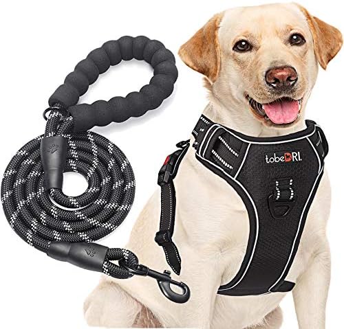 tobeDRI No Pull Dog Harness Adjustable Reflective Oxford Easy Control Medium by tobeDRI