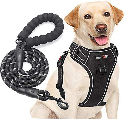 tobeDRI No Pull Dog Harness Adjustable Reflective Oxford Easy Control Medium by tobeDRI