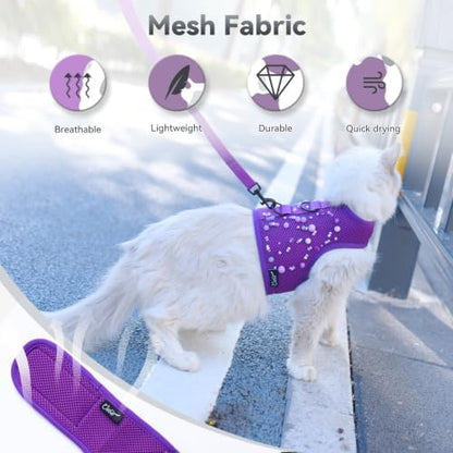Cat Harness and Leash Set for Walking Escape Proof - Image 6