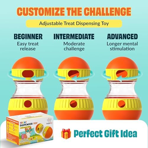 Dog Treat Dispenser Toy interactive-Treat puzzle toys - Image 4
