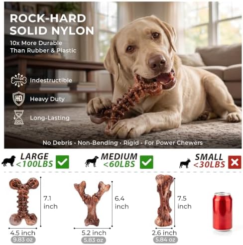 Kseroo 6-Pack Bacon Flavored Dog Chew Toys - Image 2