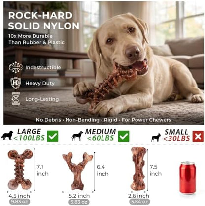 Kseroo 6-Pack Bacon Flavored Dog Chew Toys - Image 2