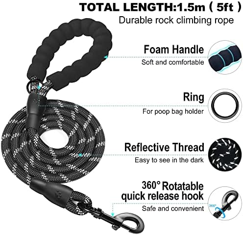 haapaw Dog Harness with Leash Set, No Pull Adjustable Reflective Step-in Puppy - Image 3