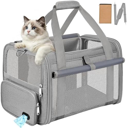 Soft Cat Carrier for Anxious Pets by ZENTREON