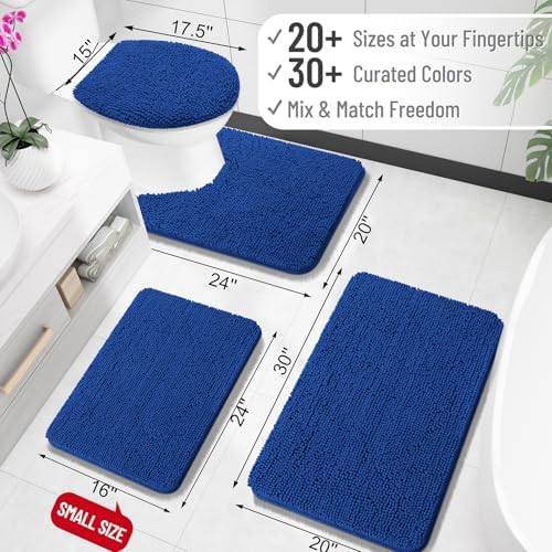 OLANLY Bathroom Rugs 35x24, Extra Soft Absorbent Chenille Bath Rugs - Image 2
