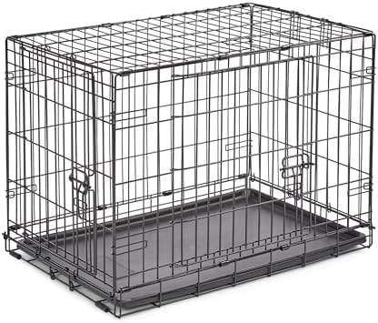 New World by Midwest 30-Inch Double Door Crate, Medium Breeds, 21-40 lbs by NewWorldPetProducts