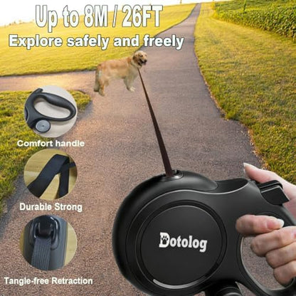 Retractable Dog Leash, 26ft Retractable Lead - Image 4