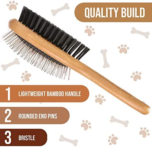 KylePet Dog Brush, Double Sided Pet Slicker Brush - Image 5