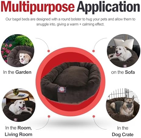 Majestic Pet Micro Velvet Dog Bed, 40 Inch Large - Image 5
