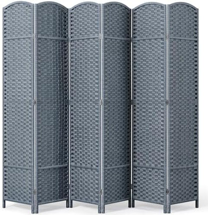 JOSTYLE Outdoor Privacy Screen 6-Panel Folding Room Divider Space Partition by Jostyle