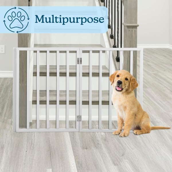Pet Gate - 3-Panel Indoor Foldable Dog Fence - Image 4