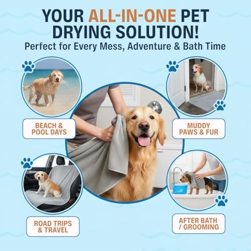 Dog Towel Keeps Your Pet Cozy After Every Use - Image 6