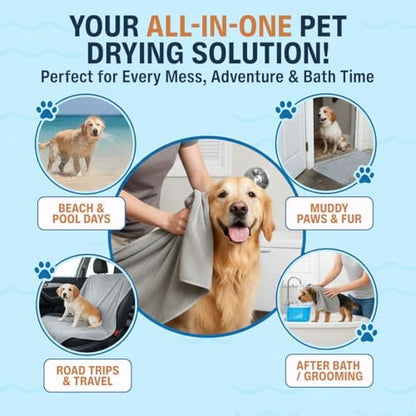 Dog Towel Keeps Your Pet Cozy After Every Use - Image 6