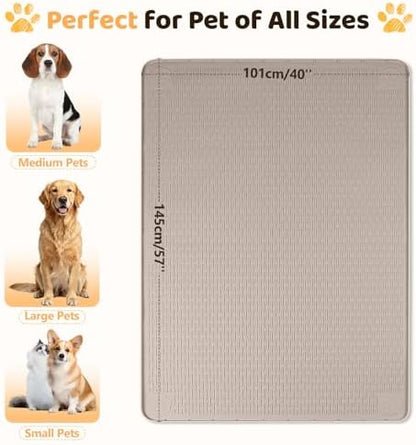Silicone Dog Bed Mat 57"x 40" Crate Mat - Image 4
