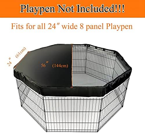 PJYuCien Playpen Top Cover for 24'' Width 8 Panel Pen - Image 2