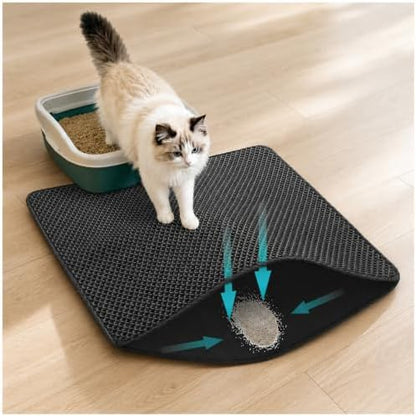 Cat Litter Mat for Litter Box Washable Urineproof by Unknown